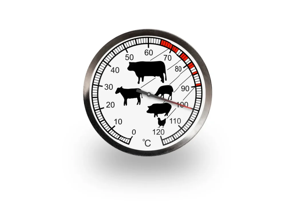 Digitales Einstichthermometer zum Messen der Kerntemperatur